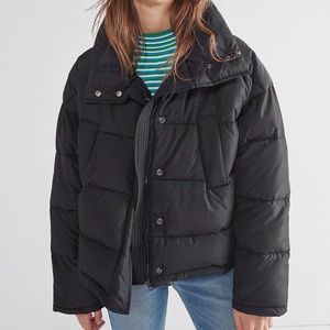 Urban Outfitters Black Puffer Jacket
